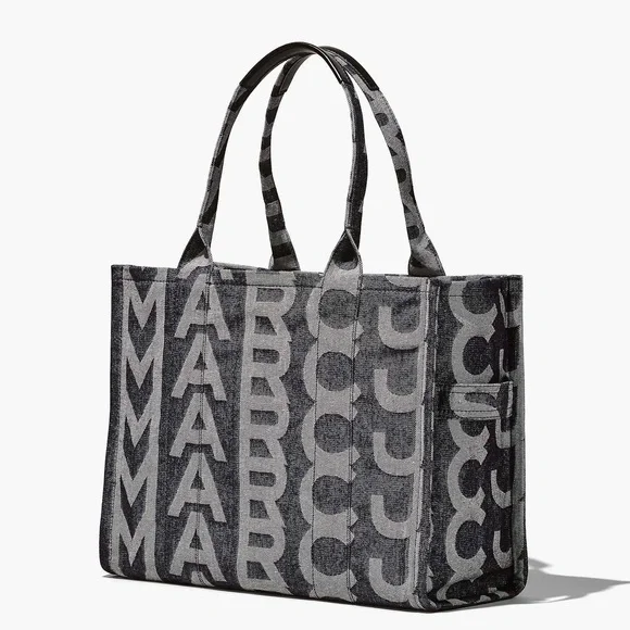 Marc Jacobs Black and Gray Tote Bag - Picture 5 of 13
